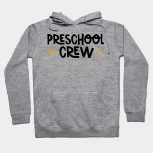 Preschool Crew Funny Back to School Kids Hoodie